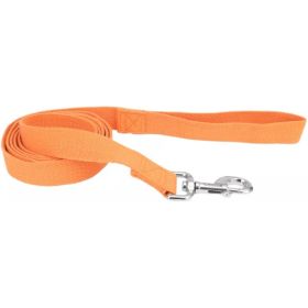 Coastal Pet New Earth Soy Dog Lead Pumpkin Orange - 6 feet x 5/8"W