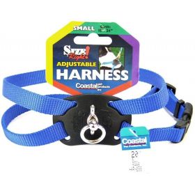 Coastal Pet Size Right Nylon Adjustable Harness - Blue - Small (Girth Size 18"-24")