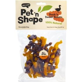 Pet 'n Shape Duck 'n Sweet Potato Dog Treats - 8 oz