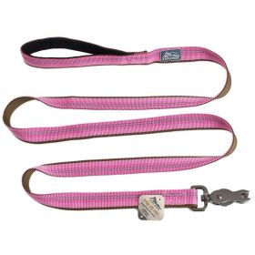 K9 Explorer Reflective Leash with Scissor Snap - Rosebud - 6' Long x 1" Wide