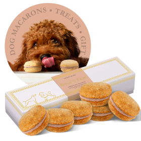 Dog Macarons - Count of 6 (Dog Treats | Dog Gifts)